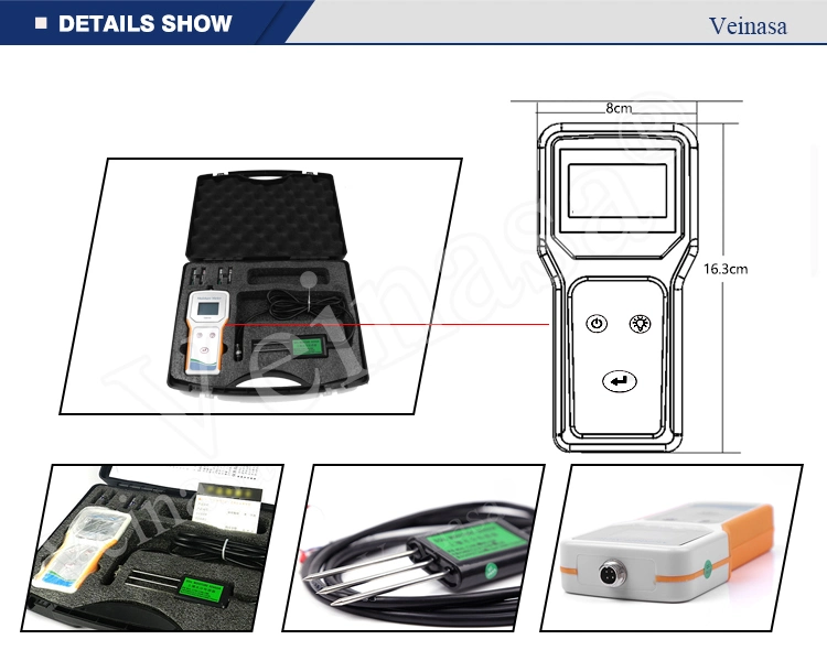 Takeme-10ec Wireless Soil Temperature Moisture Meter Smart Farm Sensor Soil Humidity Ec Conductivity Analyzer