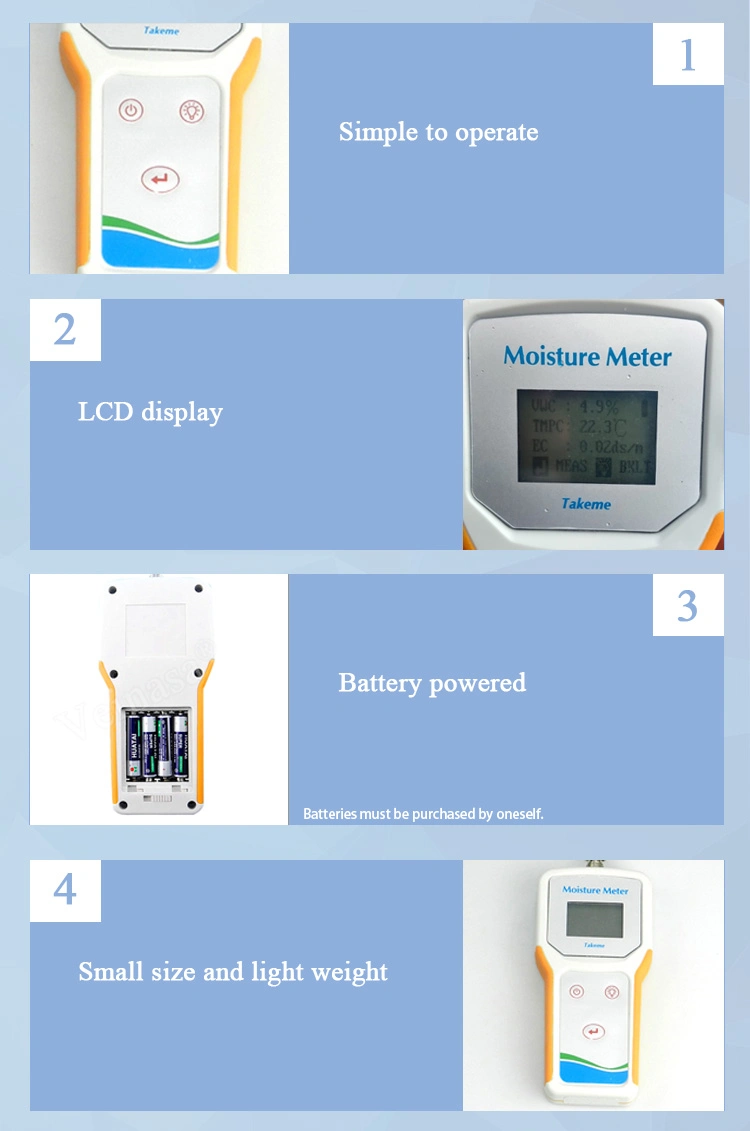 Takeme-10ec Wireless Soil Temperature Moisture Meter Smart Farm Sensor Soil Humidity Ec Conductivity Analyzer