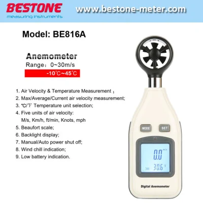 Digital Anemometer, Wind Speed Meter 0